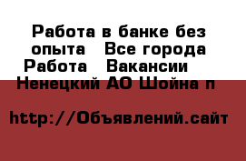 Работа в банке без опыта - Все города Работа » Вакансии   . Ненецкий АО,Шойна п.